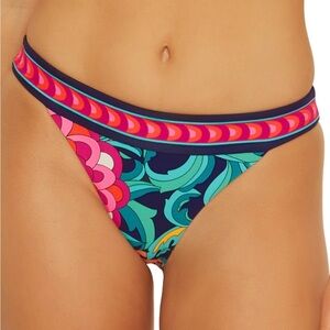 ❤️Trina Turk INDIA BANDED HIPSTER SWIM reversible bottom Swimwear NEW w tags !!